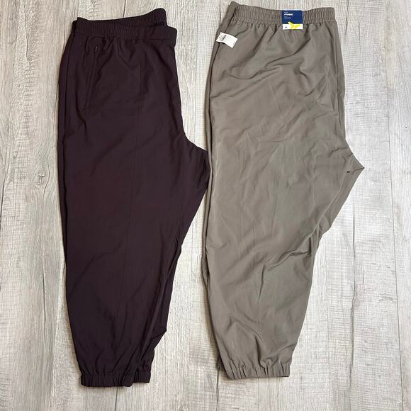 Old Navy Extra High Waisted Track Pant Women 3X Lot Zip Pockets Ankle Zip Jogger - Picture 2 of 12